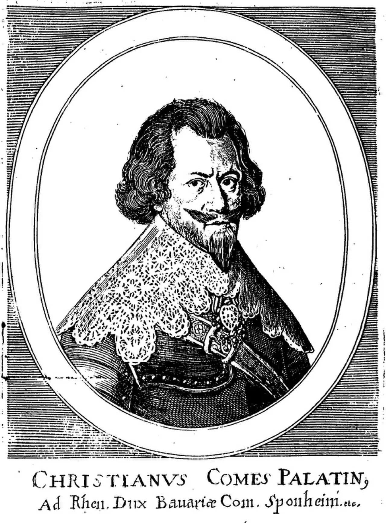 Porträt von Christian I. (1598–1654) – Gedenkseite
