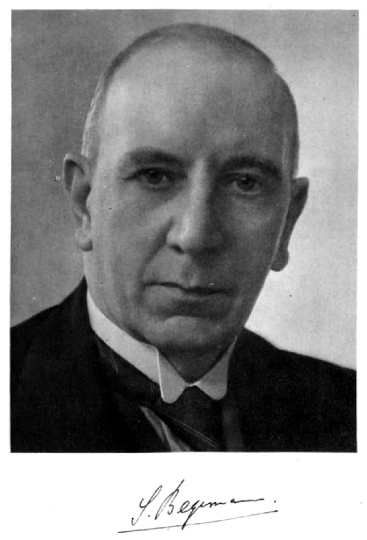 Porträt von S.H.A Begemann (1884–1974) – Gedenkseite