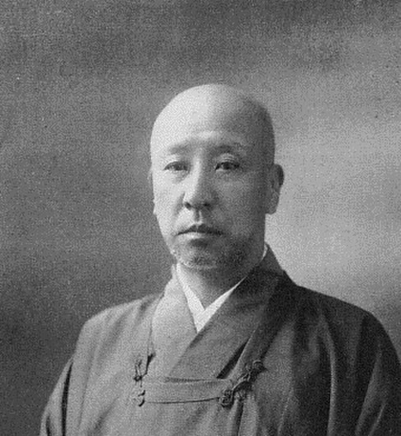 Porträt von Ōtani Kōei (1852–1923) – Gedenkseite