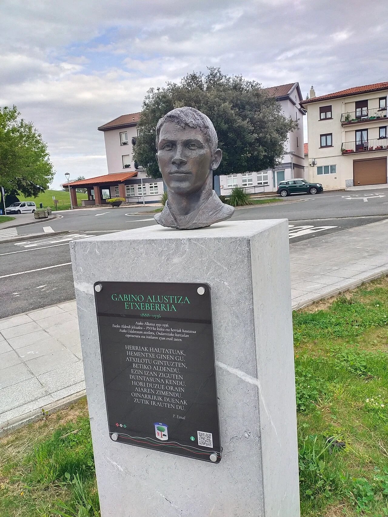 Portrait of Gabino Alustiza Etxeberria (1888–1936) – memorial page