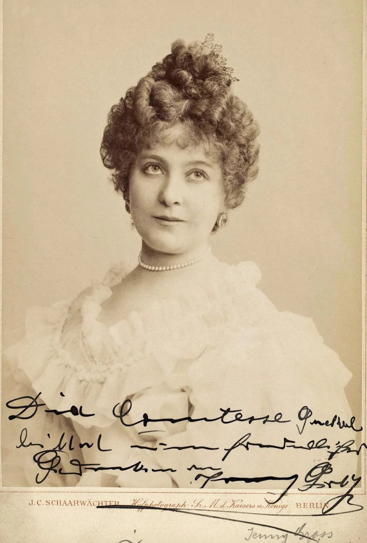 Porträt von Jenny Gross (1863–1904) – Gedenkseite