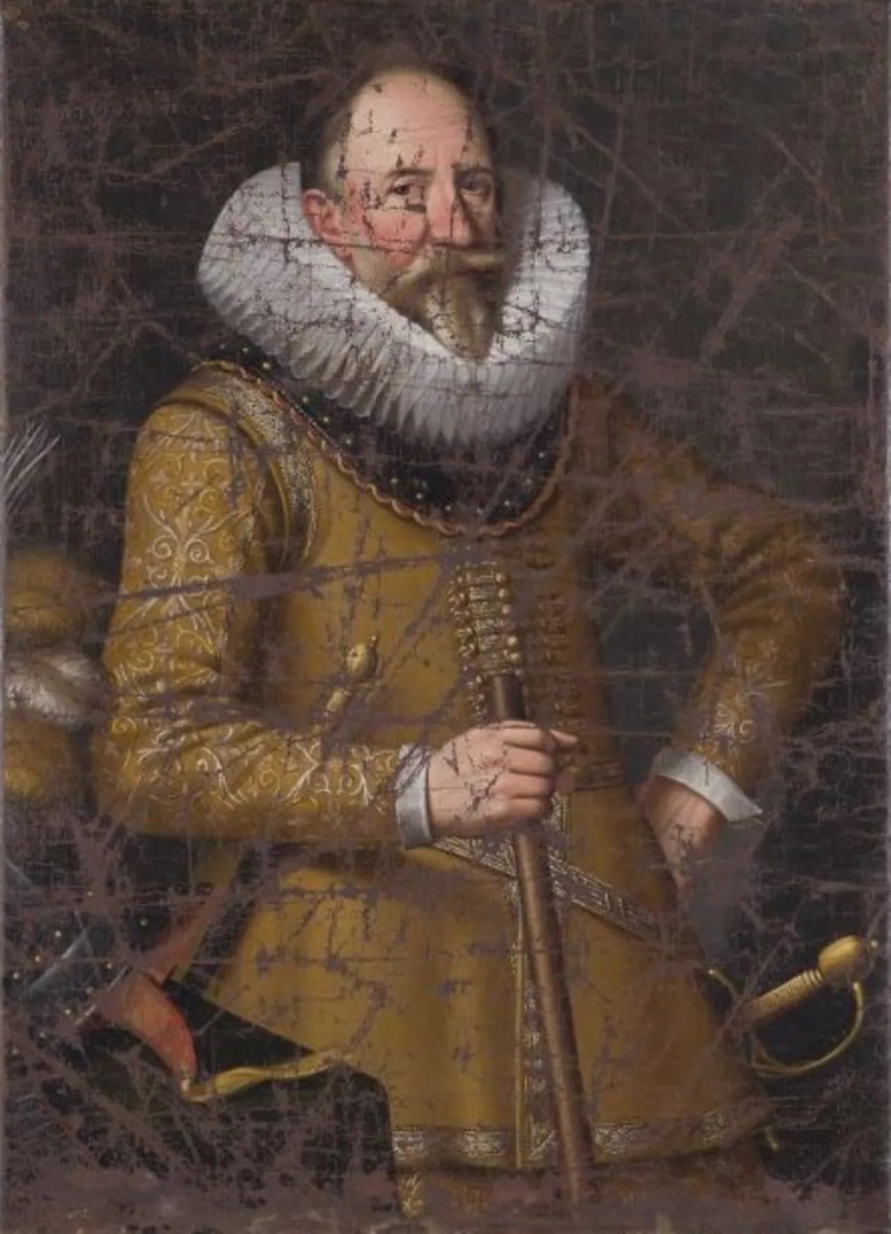 Porträt von Jarich van Liauckema (1558–1642) – Gedenkseite
