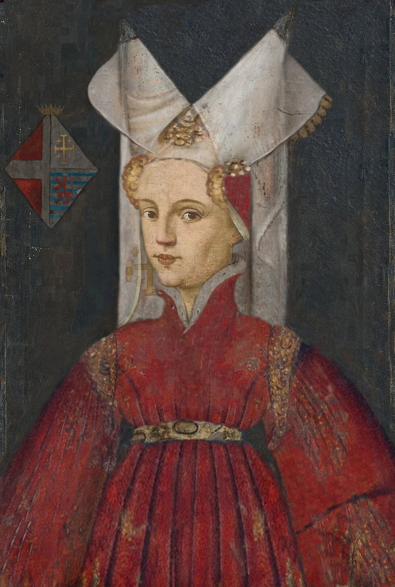 Porträt von Anna von Zypern (1418–1462) – Gedenkseite
