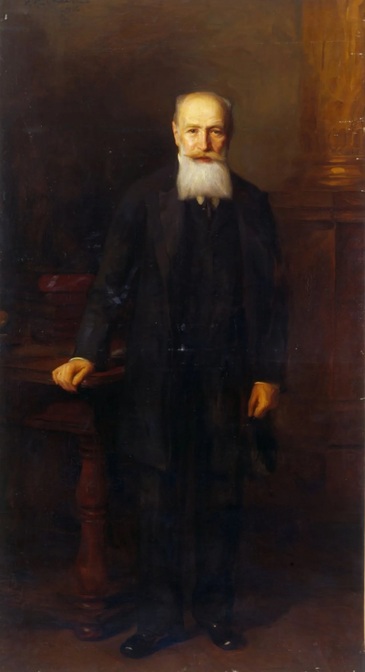 Porträt von Adolf Ritter von Schenk (1833–1919) – Gedenkseite