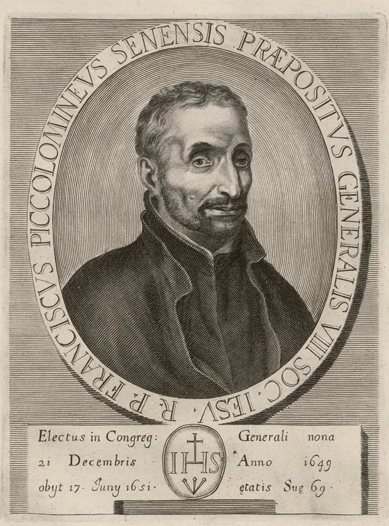 Portrait of Francesco Piccolomini (1582–1651) – memorial page
