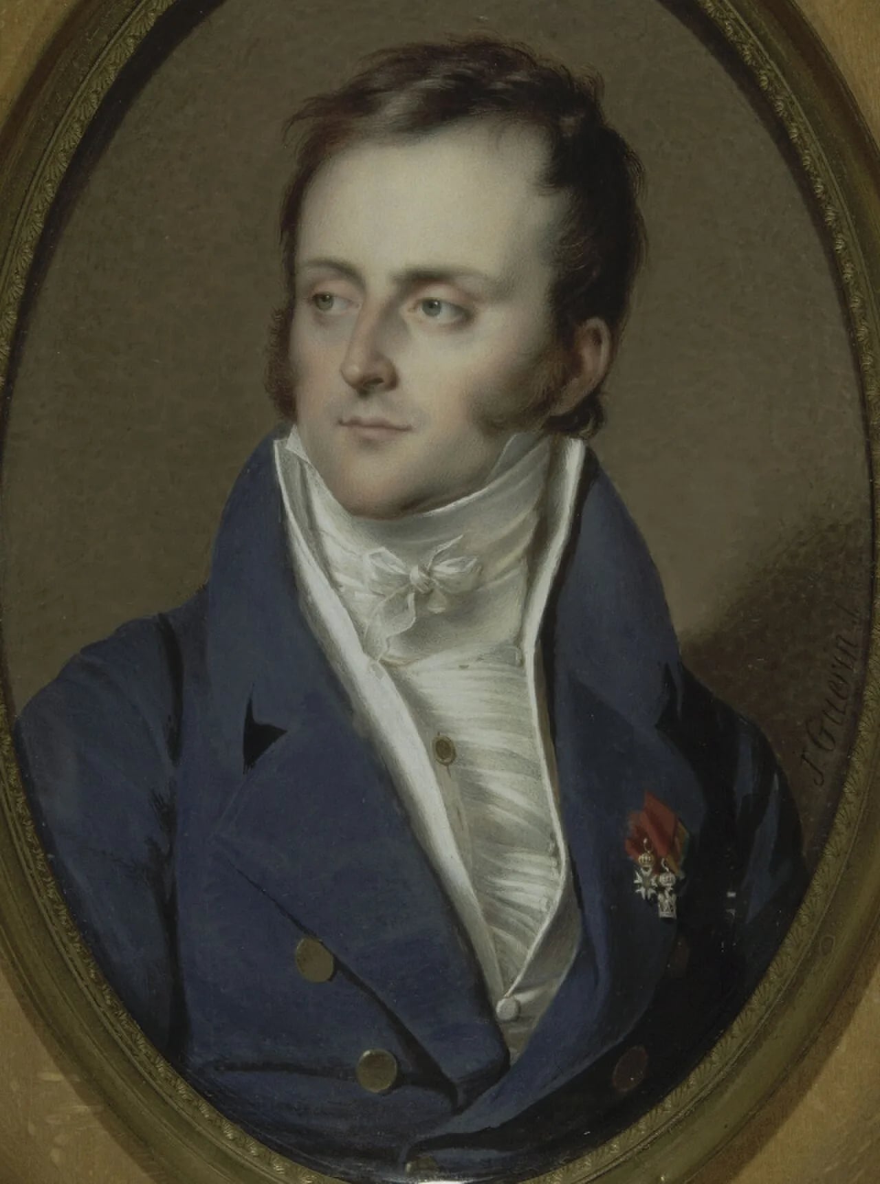 Porträt von Charles Angélique François Huchet de La Bédoyère (1786–1815) – Gedenkseite