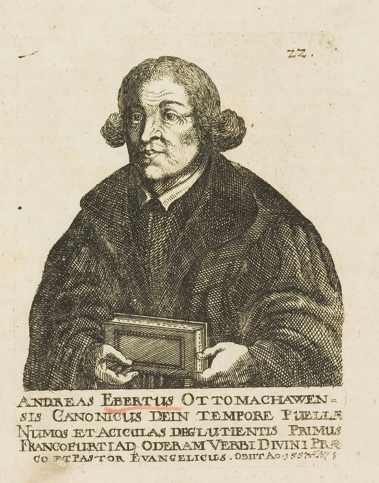 Porträt von Andreas Ebertus (1479–1557) – Gedenkseite