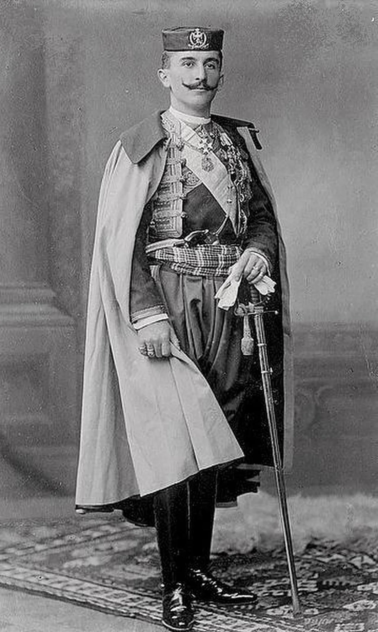 Porträt von Mirko von Montenegro (1879–1918) – Gedenkseite