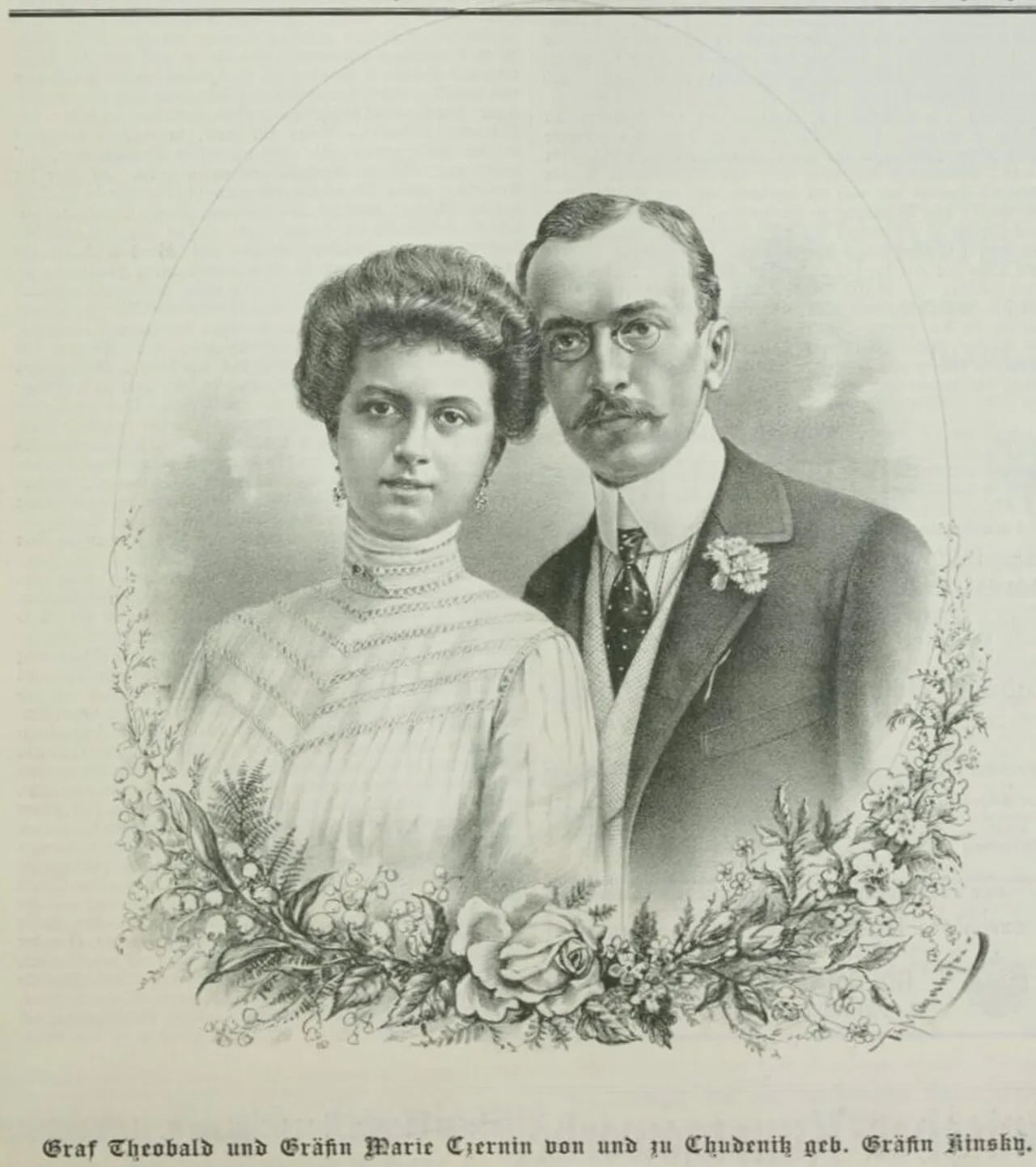 Porträt von Theobald Joseph Czernin (1871–1931) – Gedenkseite