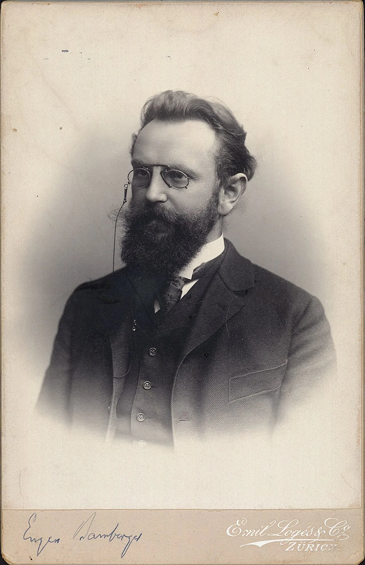 Portrait of Eugen Bamberger (1857–1932) – memorial page