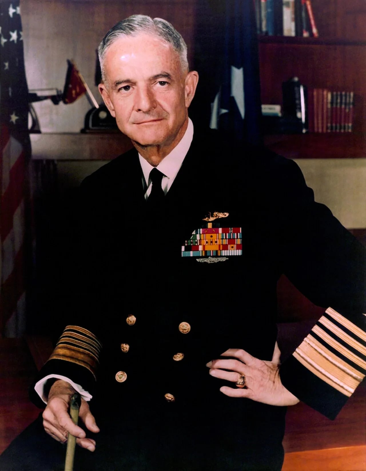 Portrait of John Sidney McCain junior (1911–1981) – memorial page