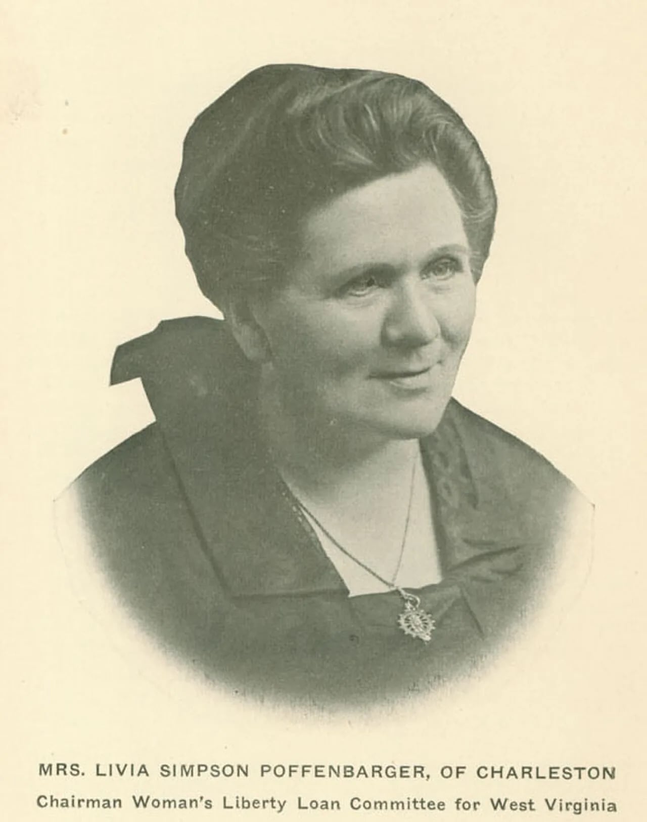Porträt von Livia Simpson Poffenbarger (1862–1937) – Gedenkseite