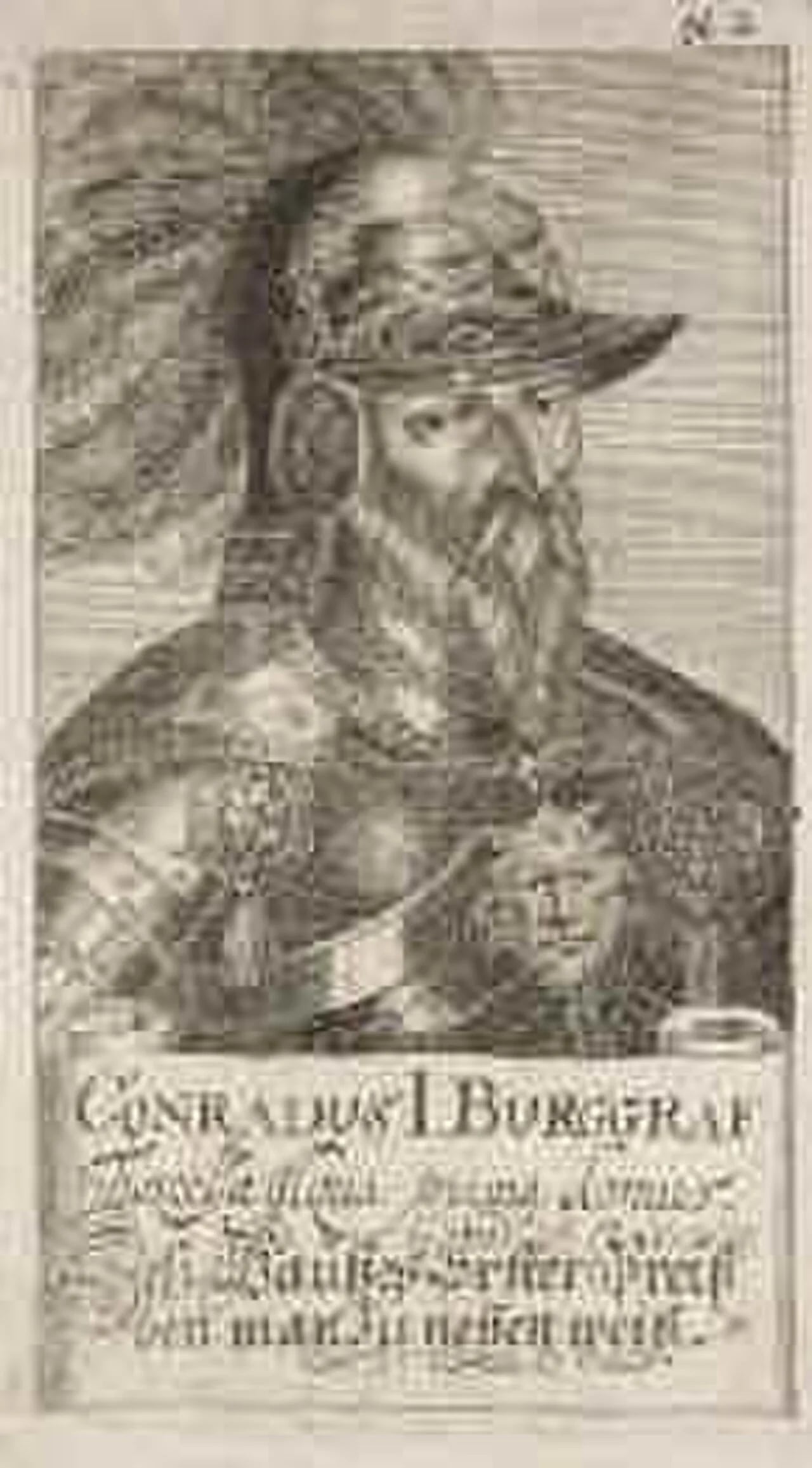 Porträt von Konrad I. (1186–1261) – Gedenkseite