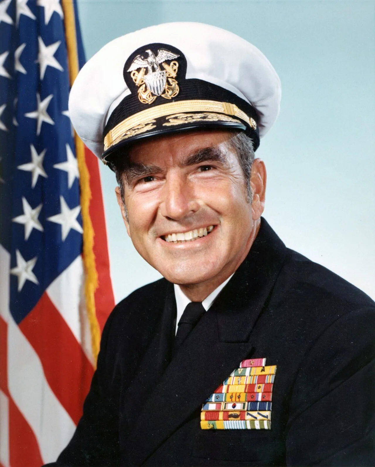 Portrait of Elmo R. Zumwalt (1920–2000) – memorial page