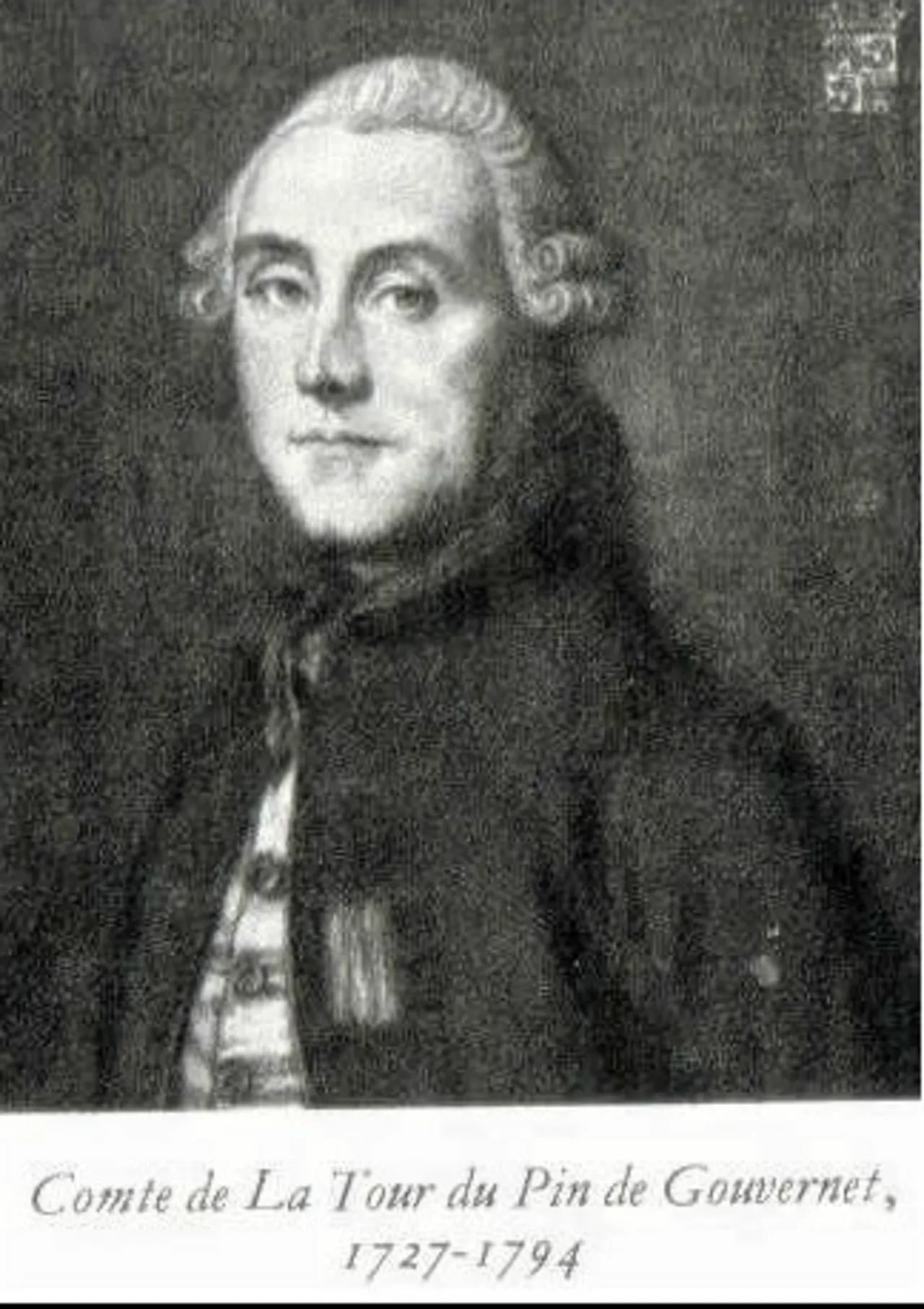 Portrait of Jean-Frédéric de La Tour du Pin Gouvernet (1727–1794) – memorial page