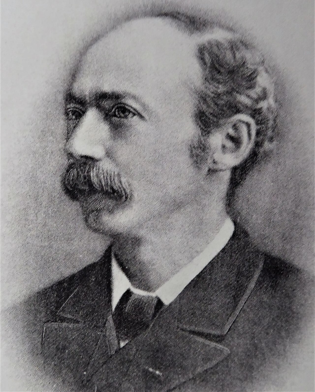 Porträt von Edward de Jong (1837–1920) – Gedenkseite