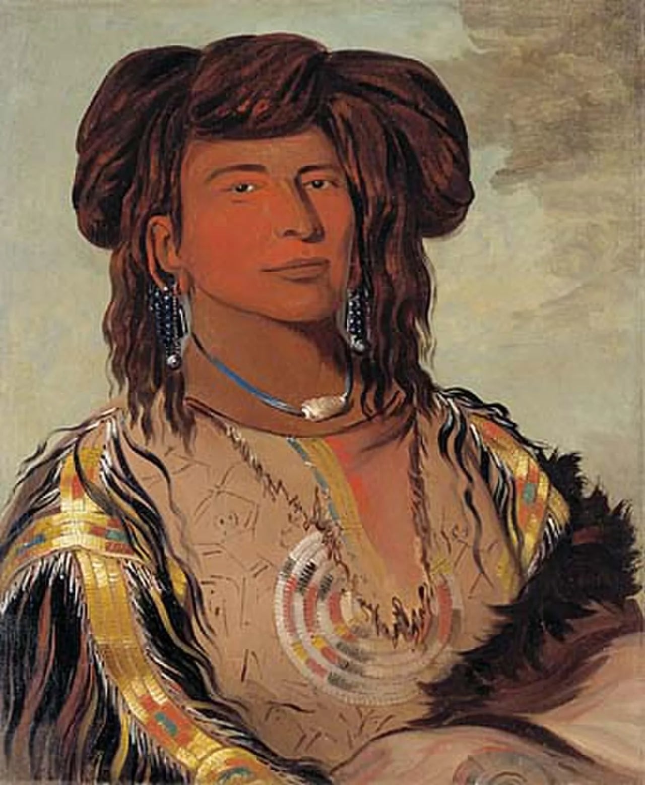 Porträt von Lone Horn (1812–1877) – Gedenkseite