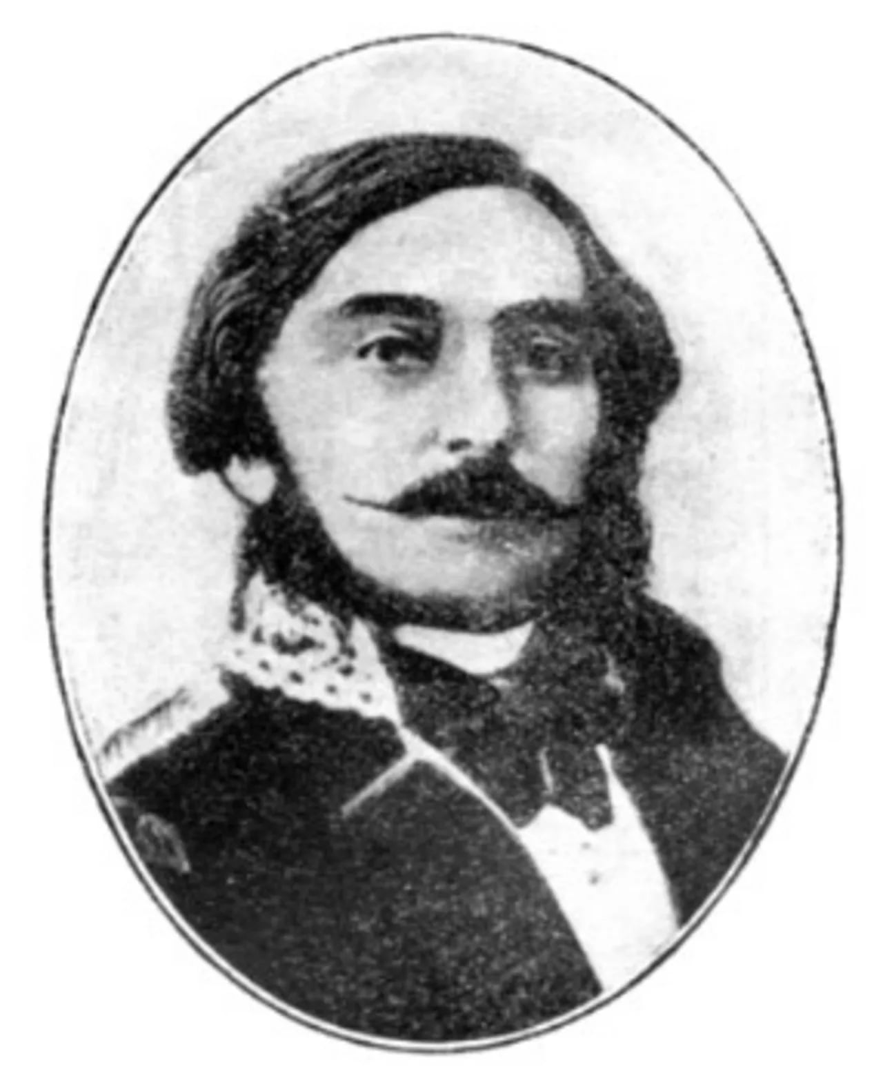 Porträt von Emilio Faà di Bruno (1820–1866) – Gedenkseite
