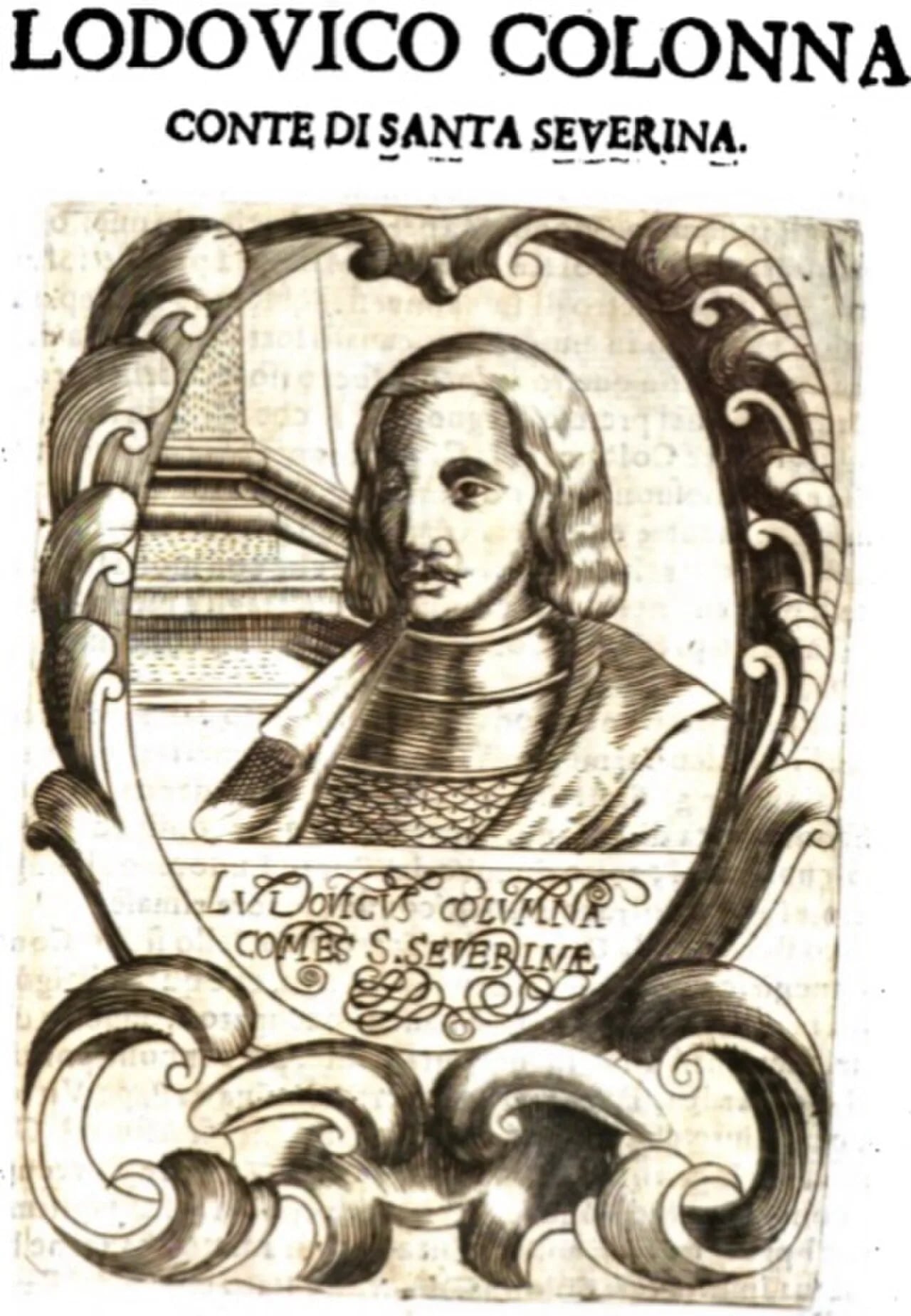 Porträt von Ludovico Colonna (1390–1436) – Gedenkseite