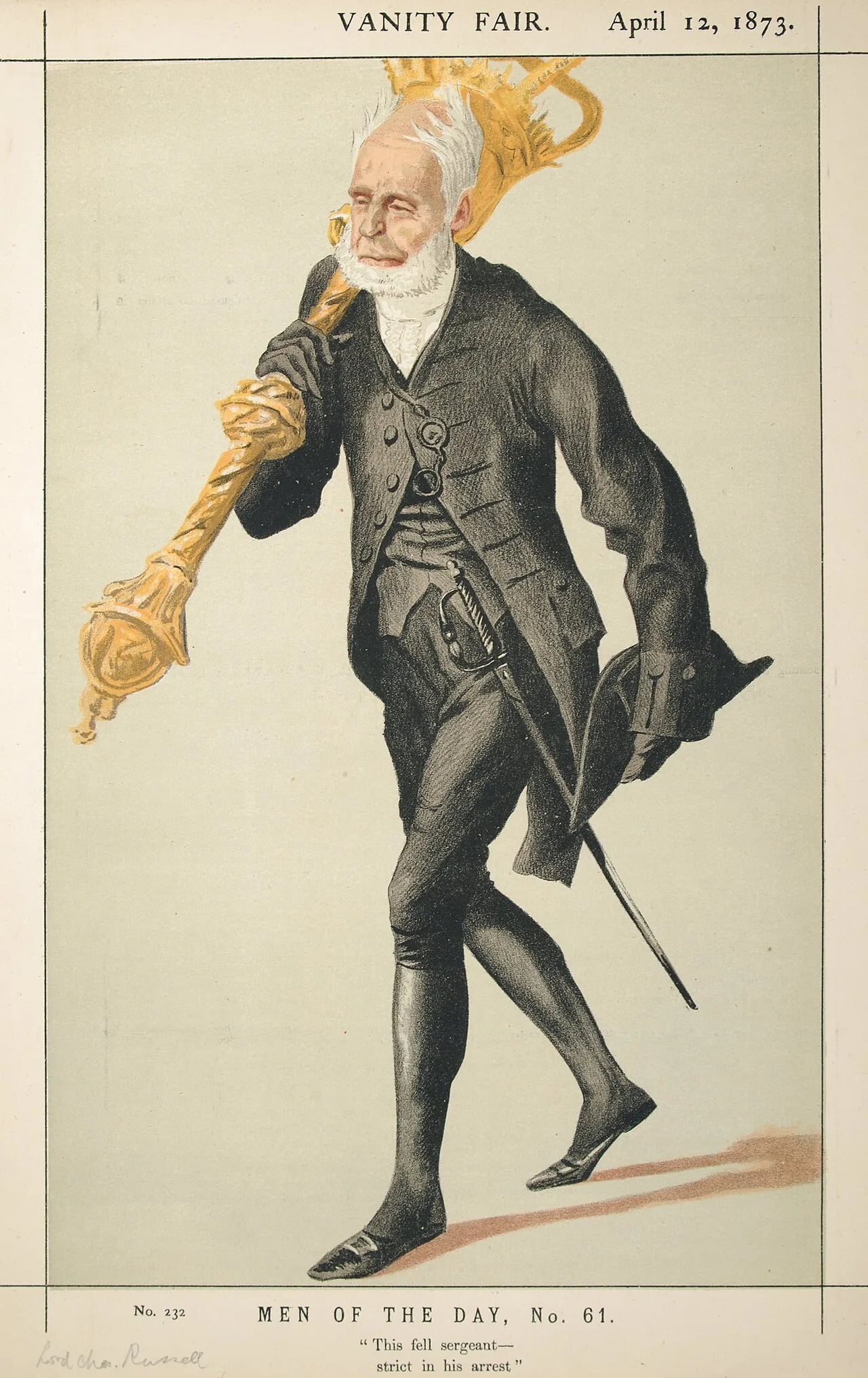 Porträt von Lord Charles Russell (1807–1894) – Gedenkseite