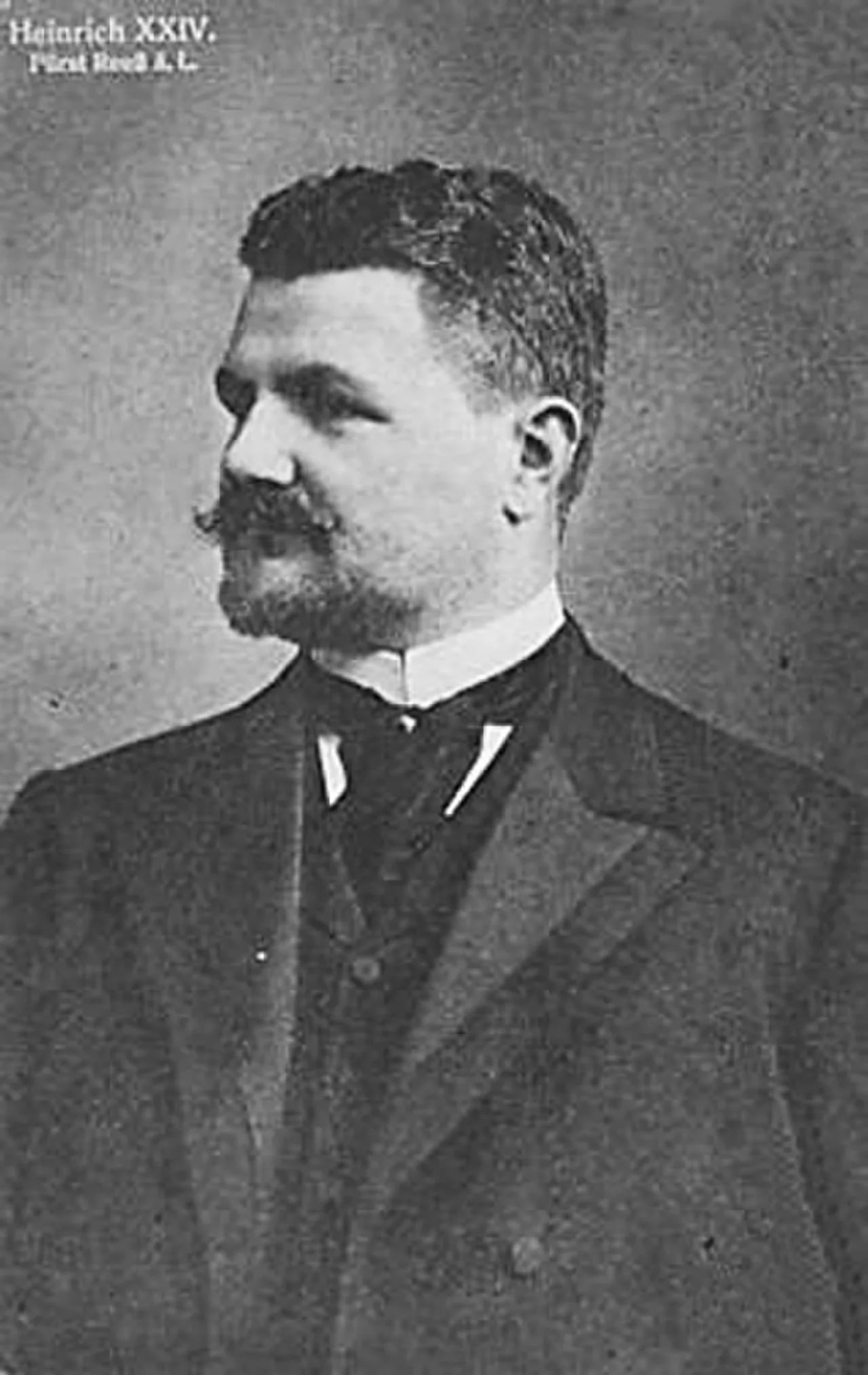 Porträt von Heinrich XXIV. (1878–1927) – Gedenkseite