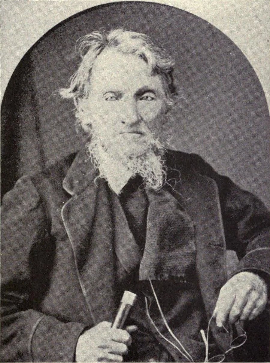 Porträt von Lorenzo Lyons (1807–1886) – Gedenkseite