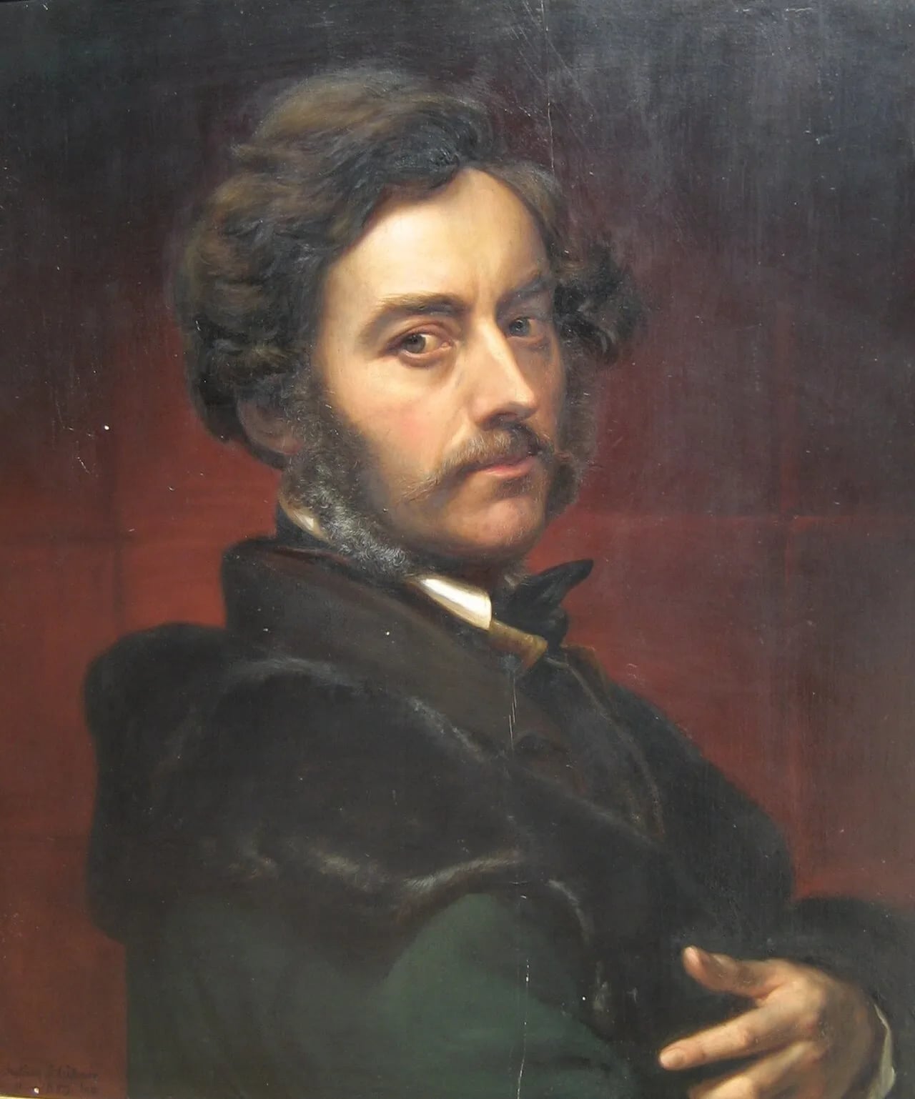 Porträt von Julius Hübner (1806–1882) – Gedenkseite