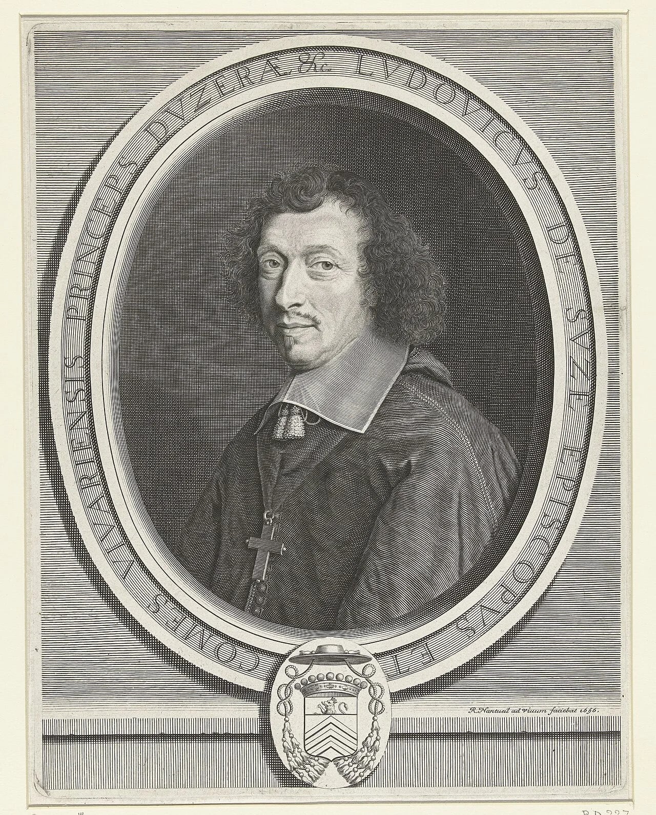 Porträt von Louis de La Baume de Suze (1595–1690) – Gedenkseite