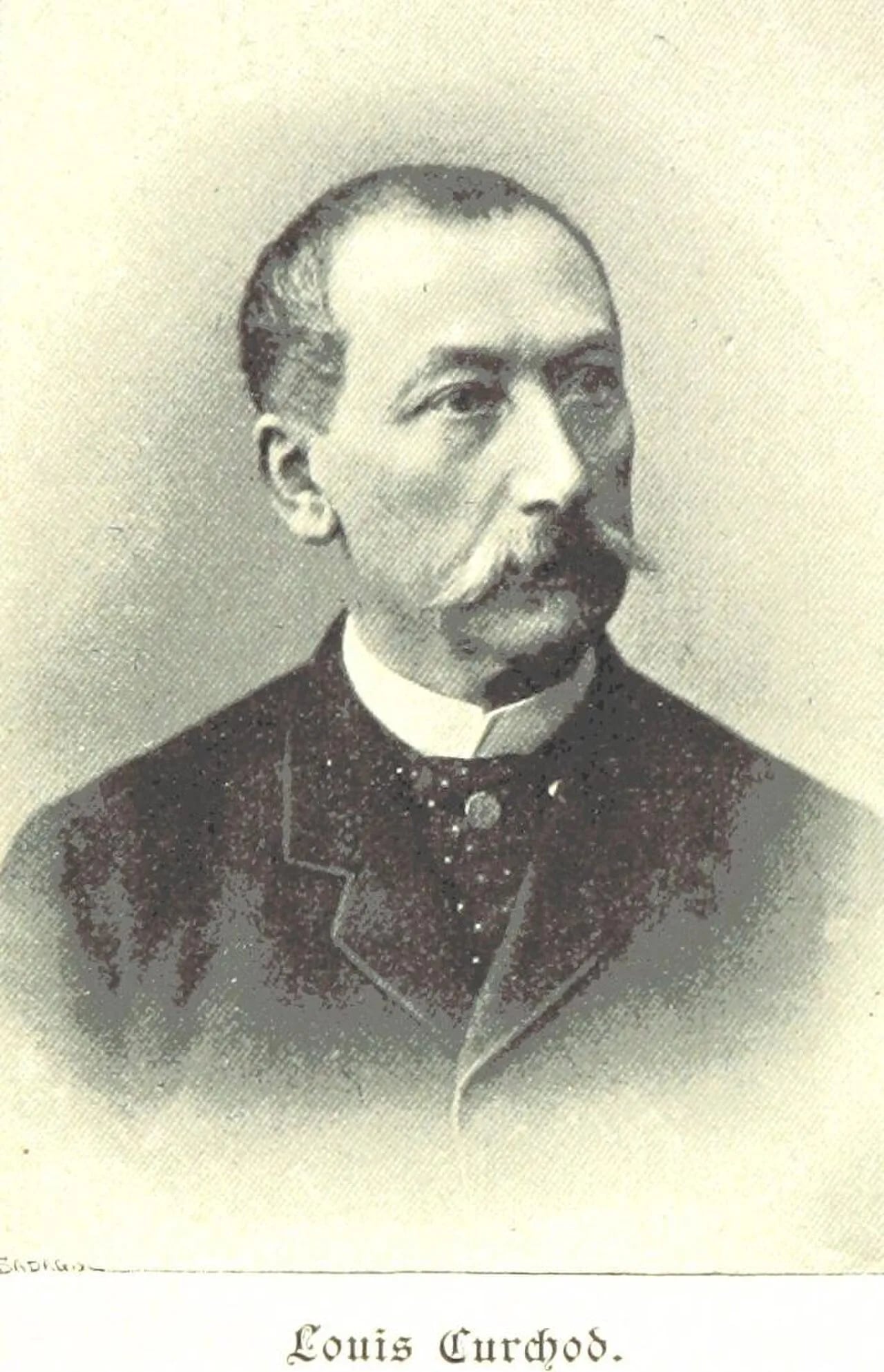 Porträt von Louis Curchod (1826–1889) – Gedenkseite