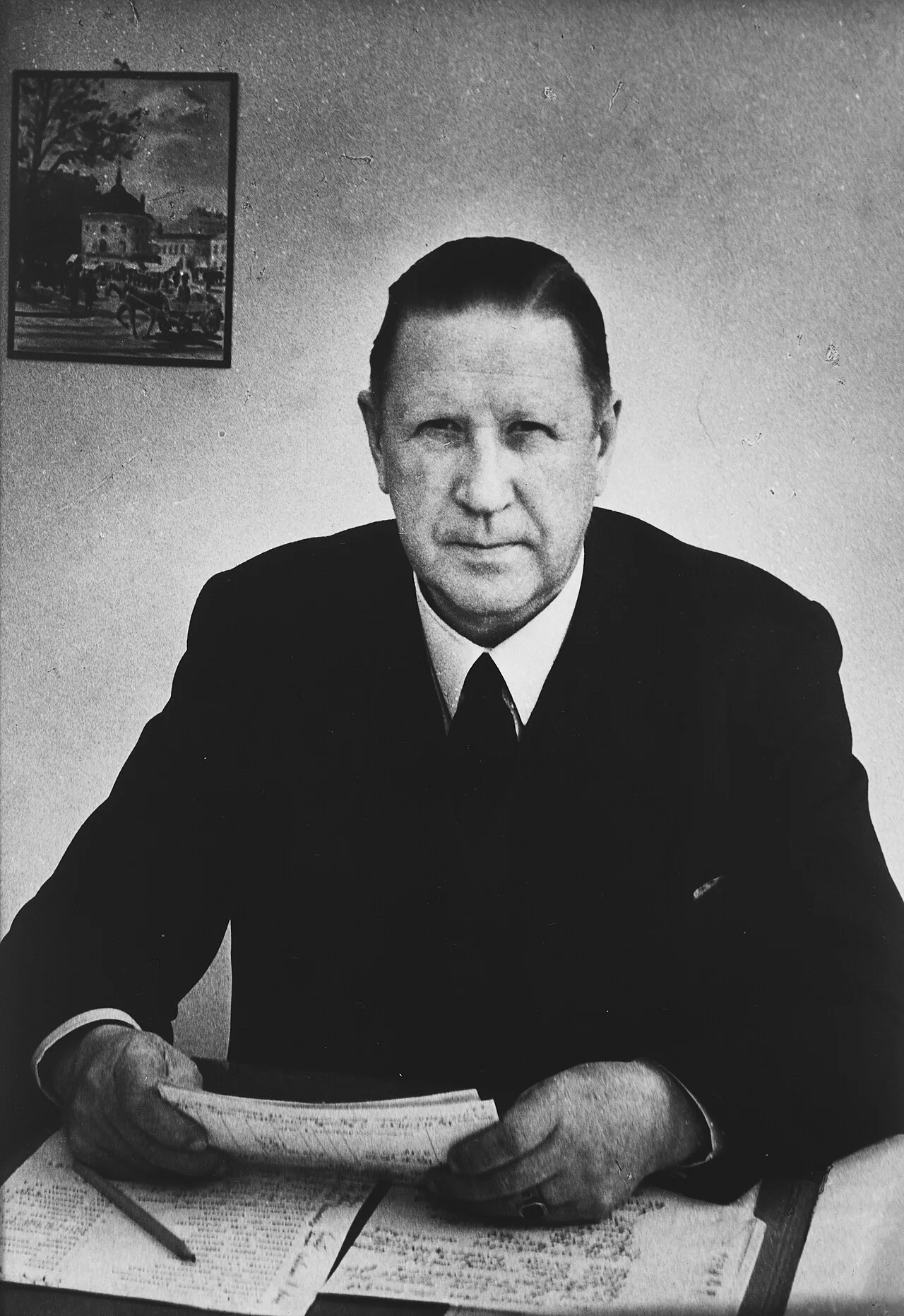 Porträt von Arno Tuurna (1894–1976) – Gedenkseite