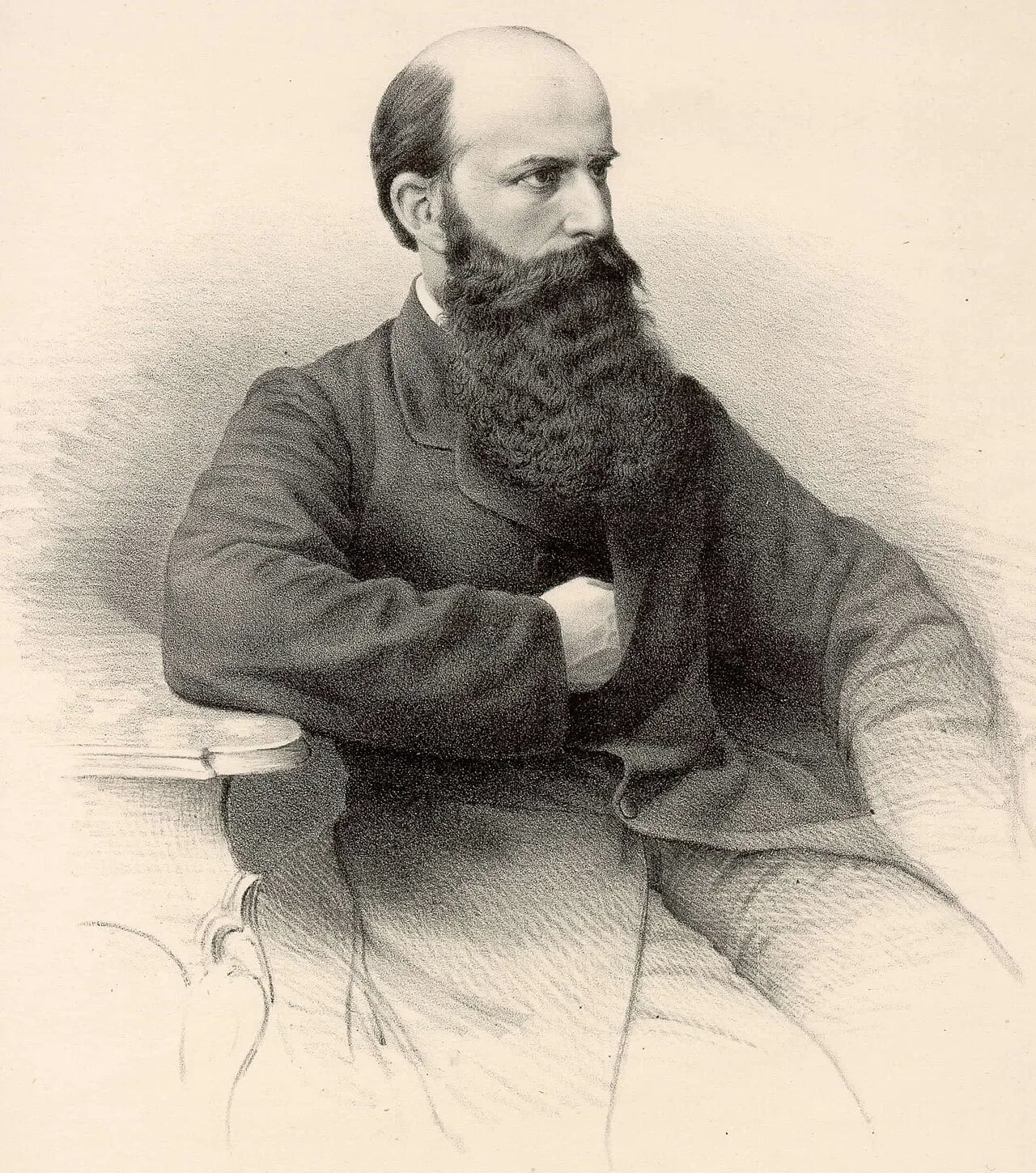 Portrait of Lovro Toman (1827–1870) – memorial page