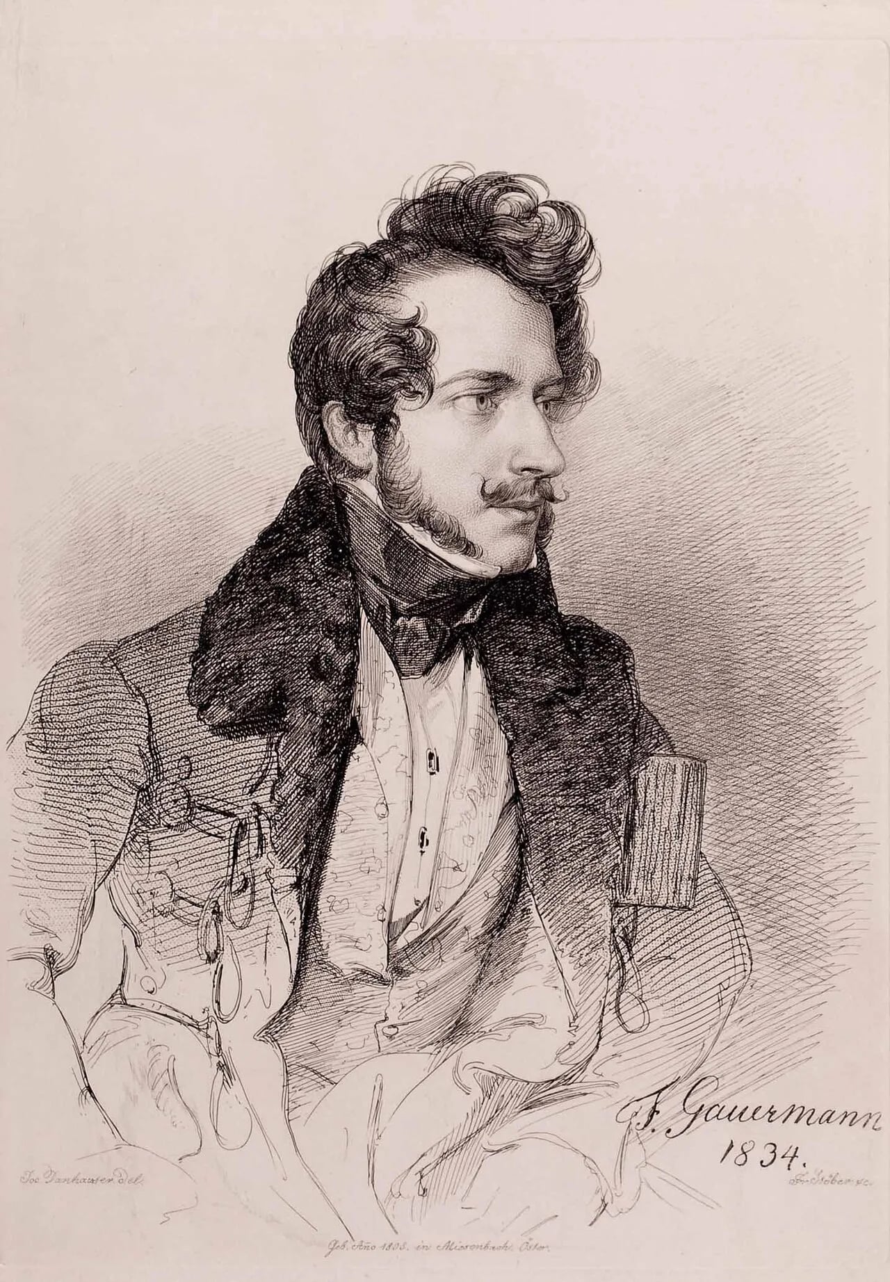 Portrait of Friedrich Gauermann (1807–1862) – memorial page