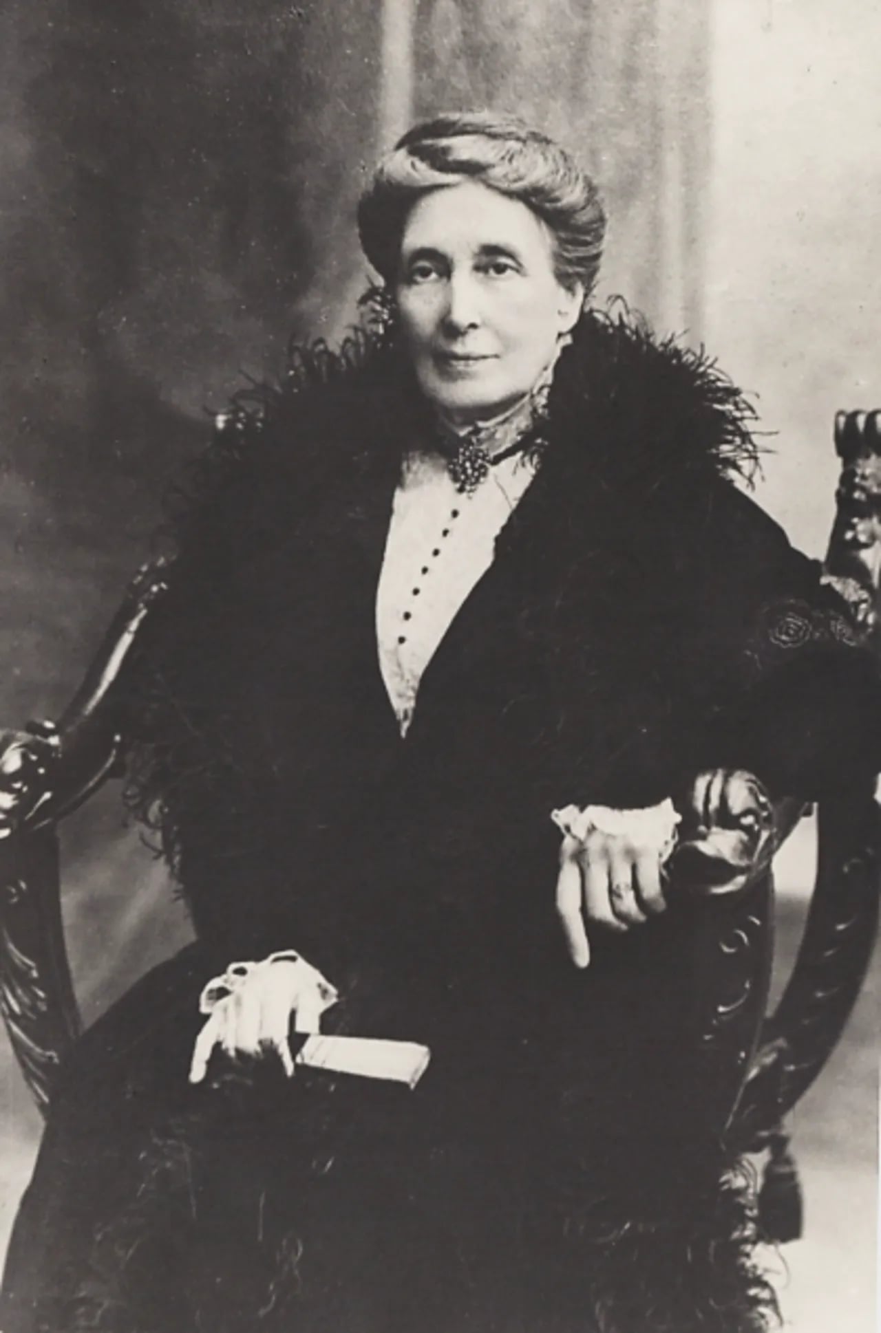 Porträt von Lucrécia de Arriaga (1844–1927) – Gedenkseite