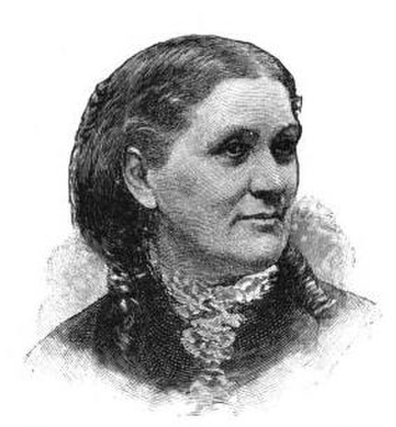 Porträt von Lucy Larcom (1824–1893) – Gedenkseite