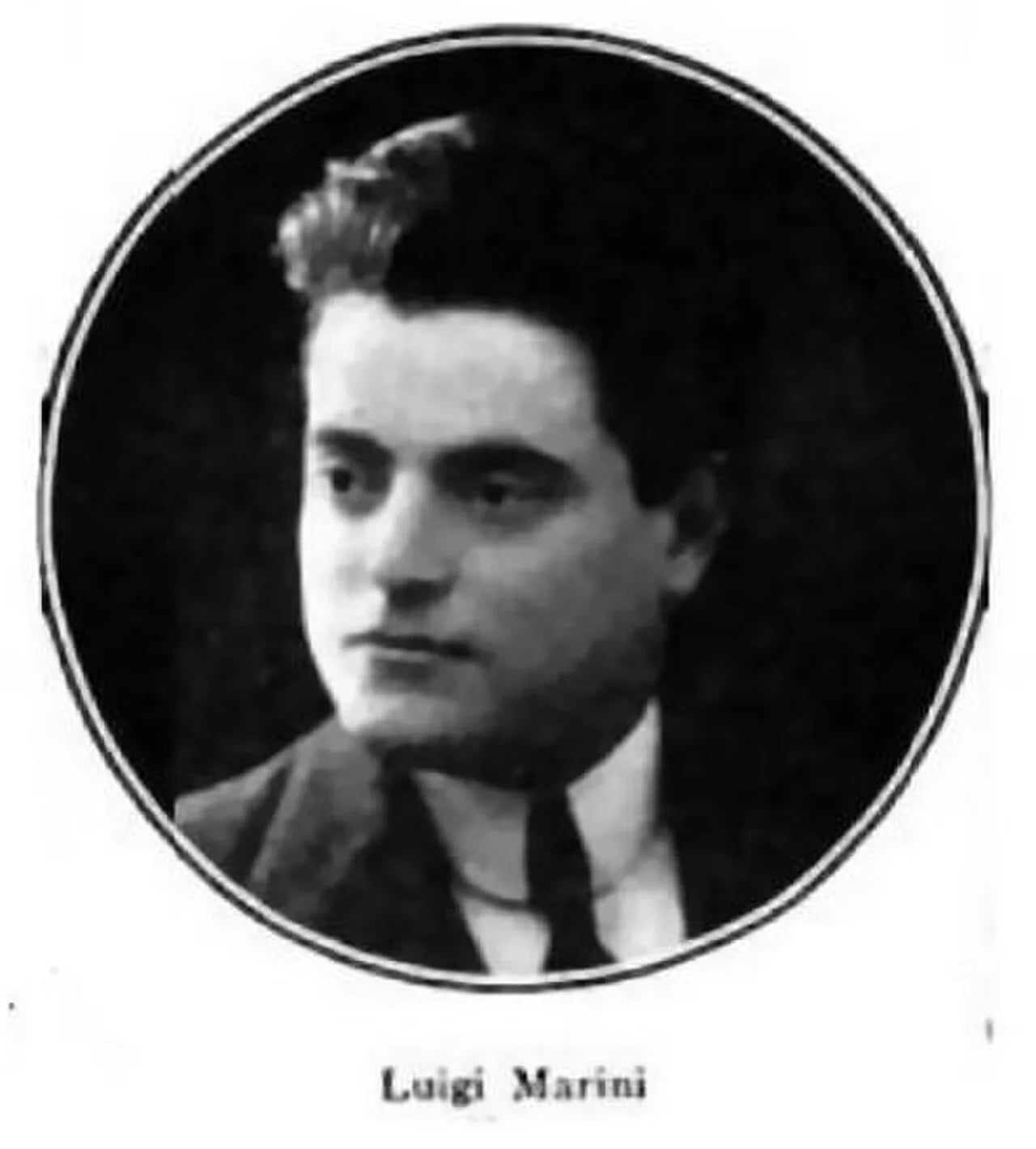 Porträt von Luigi Marini (1885–1942) – Gedenkseite