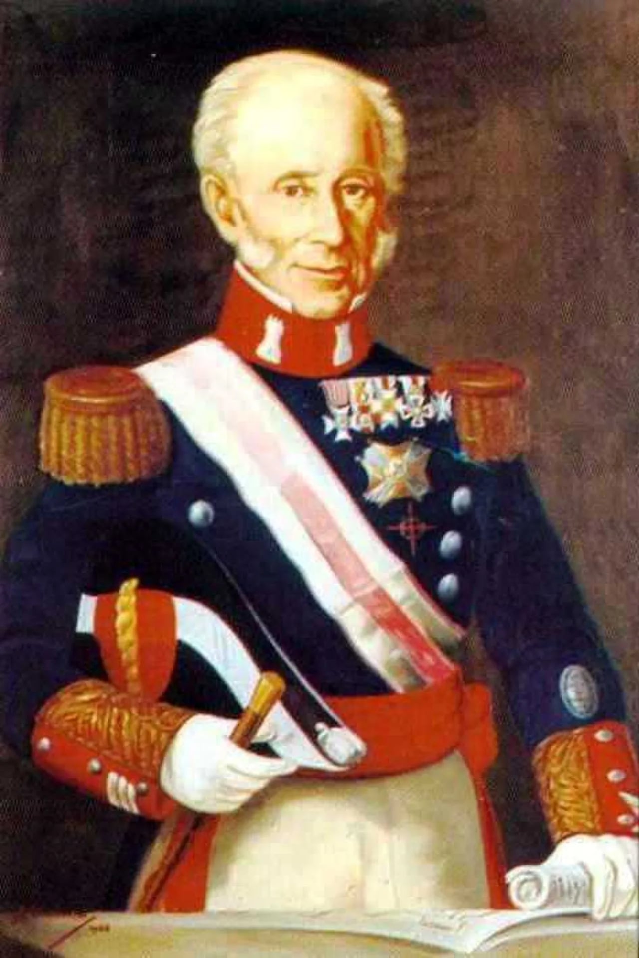 Porträt von Luis María Balanzat de Orvay y Briones (1775–1843) – Gedenkseite