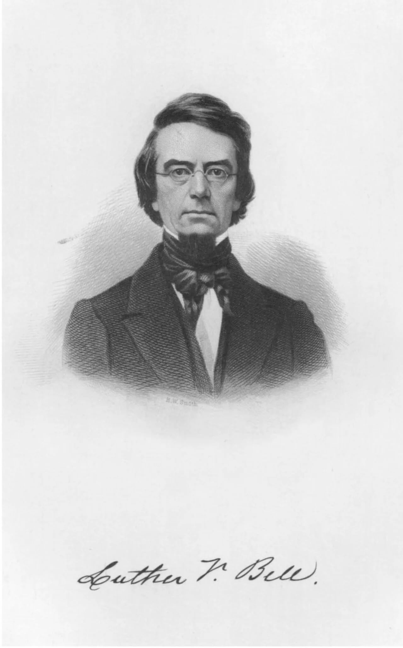 Portrait of Luther Vose Bell (1806–1862) – memorial page