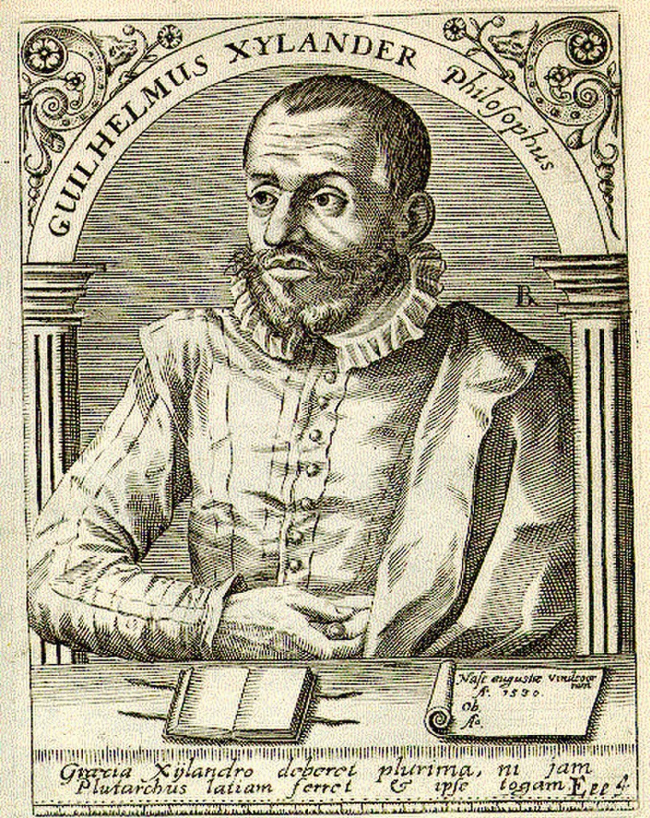 Portrait of Wilhelm Xylander (1532–1576) – memorial page