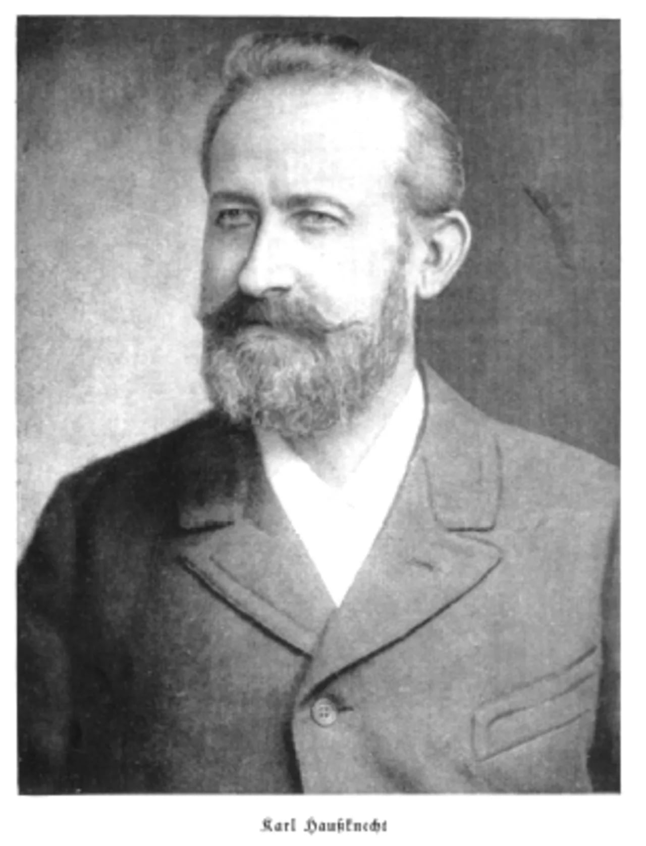 Portrait of Carl Haussknecht (1838–1903) – memorial page