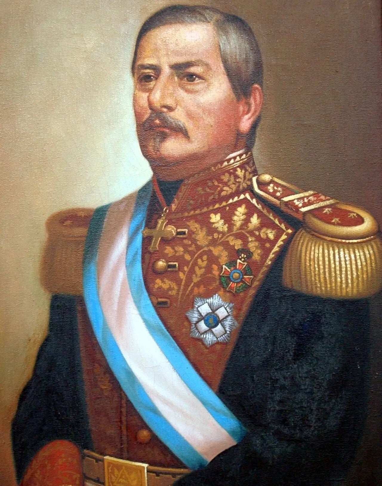 Portrait of Gerardo Barrios (1813–1865) – memorial page