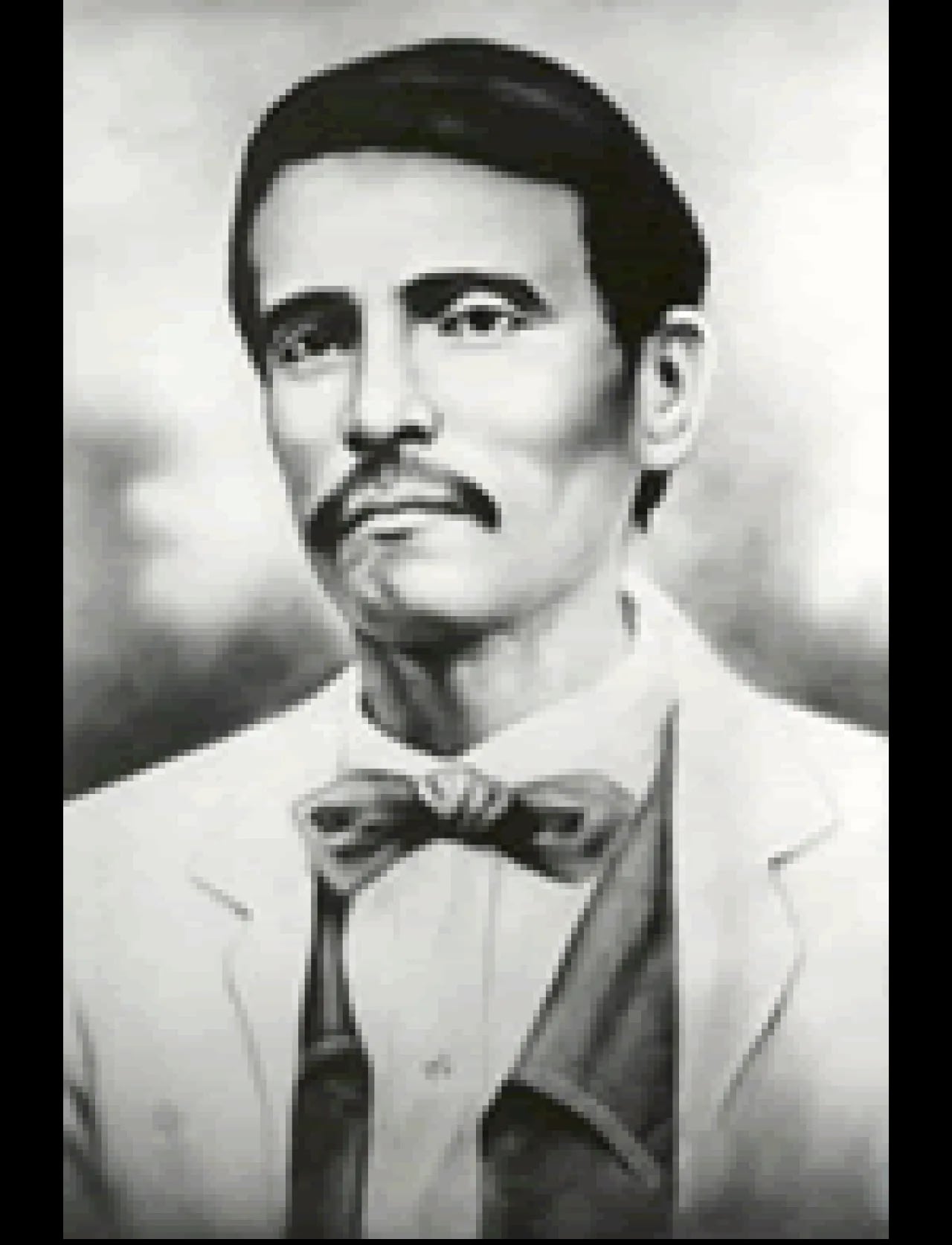 Porträt von Macedonio Alcalá (1831–1869) – Gedenkseite