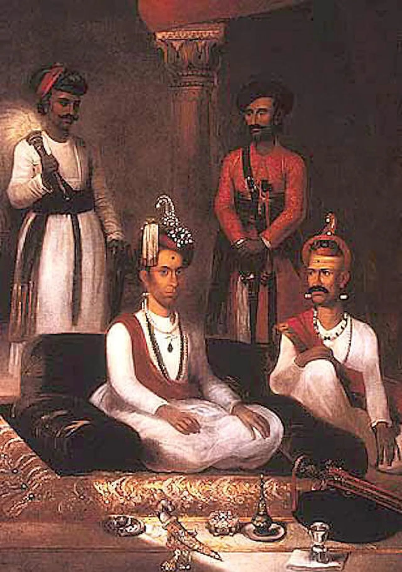 Porträt von Madhavrao II (1774–1795) – Gedenkseite