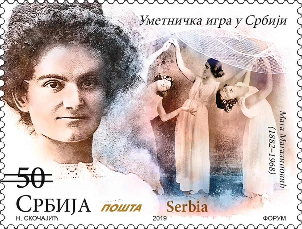 Portrait of Maga Magazinović (1882–1968) – memorial page