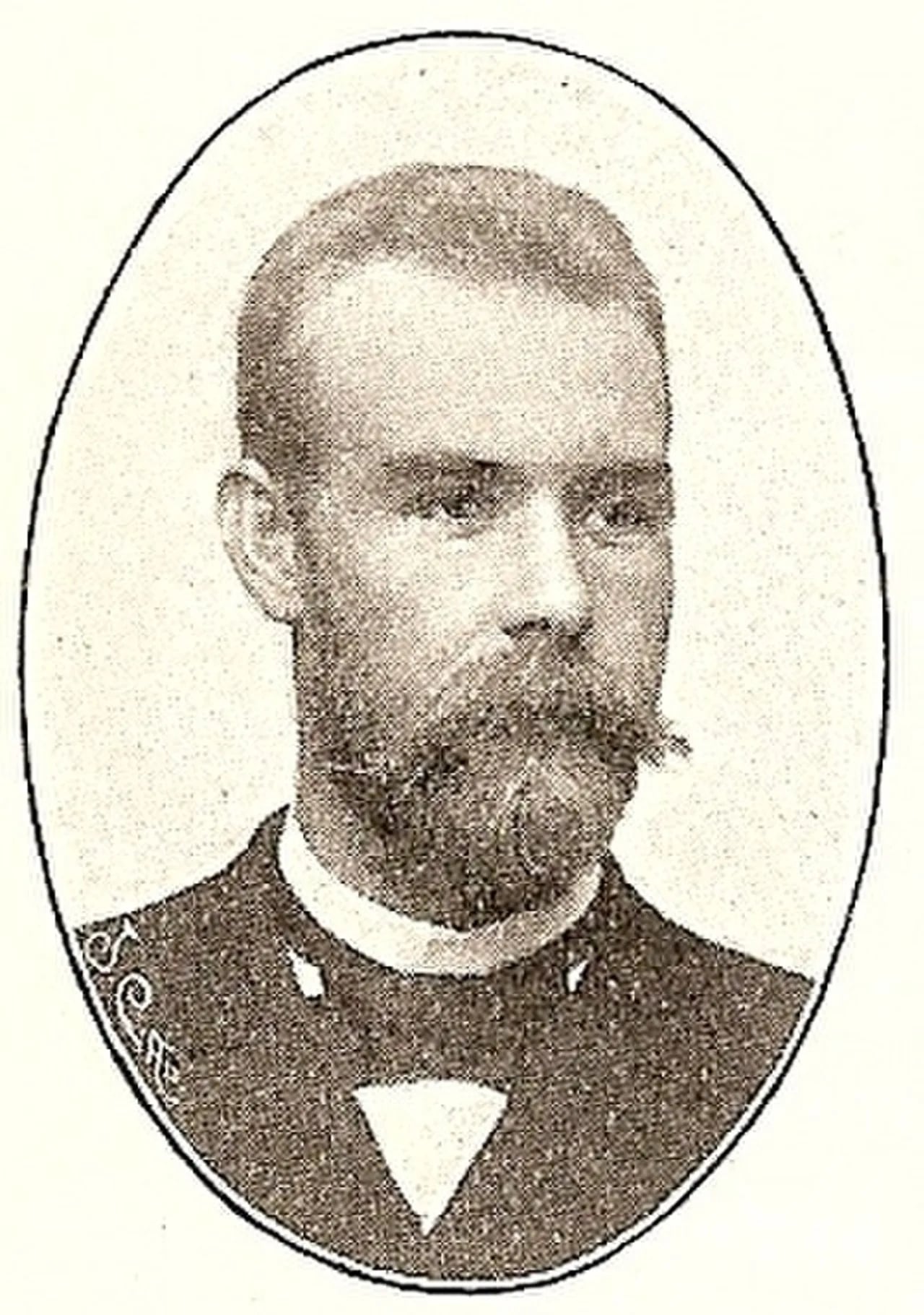 Porträt von Magnus Bäcklund (1866–1903) – Gedenkseite