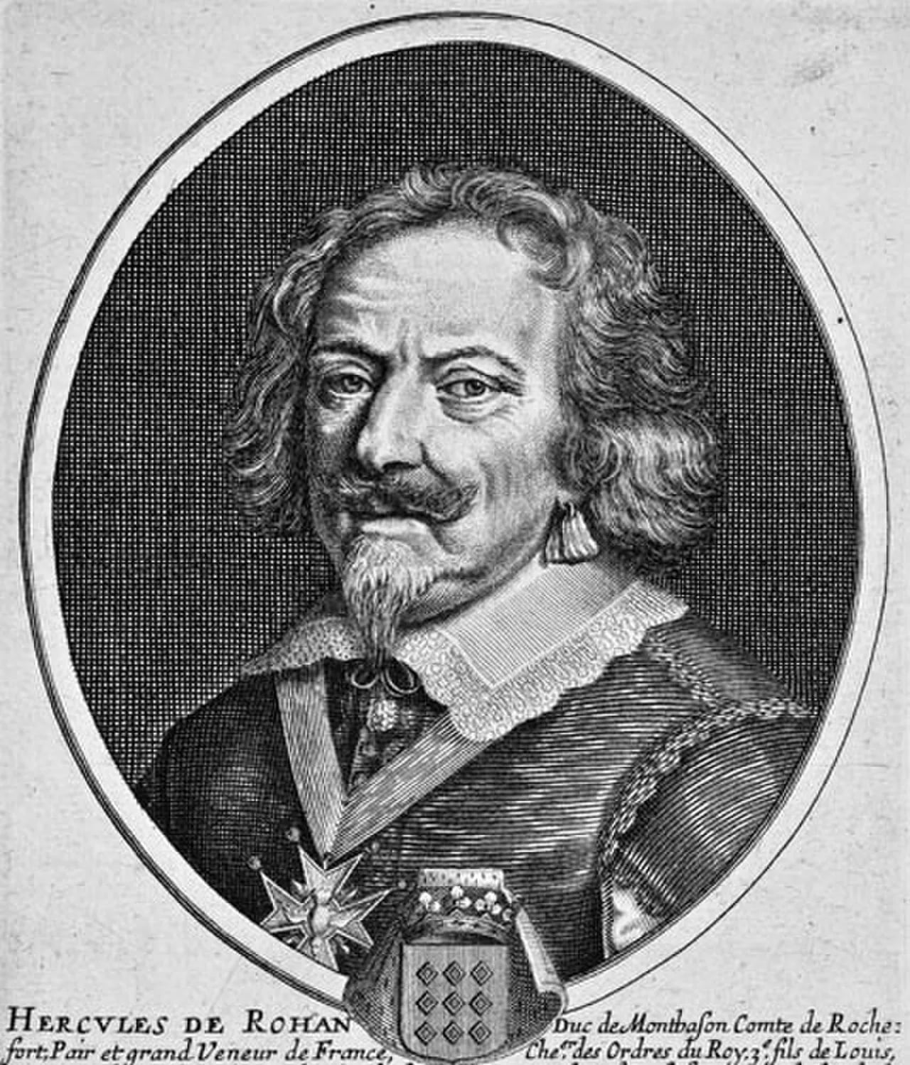 Porträt von Hercule de Rohan (1568–1654) – Gedenkseite