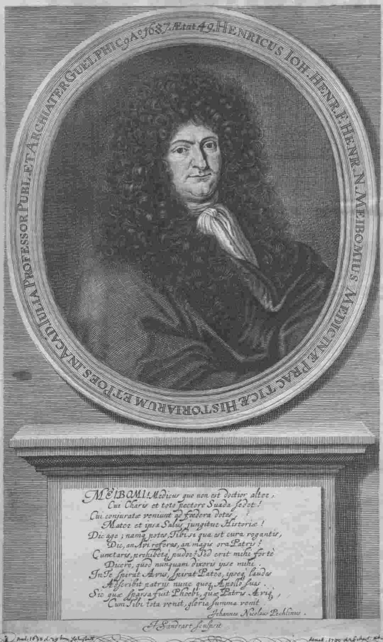 Portrait of Heinrich Meibom (1638–1700) – memorial page