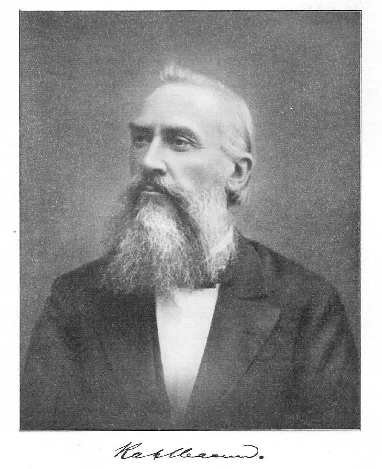 Porträt von Karl Ludwig Kahlbaum (1828–1899) – Gedenkseite