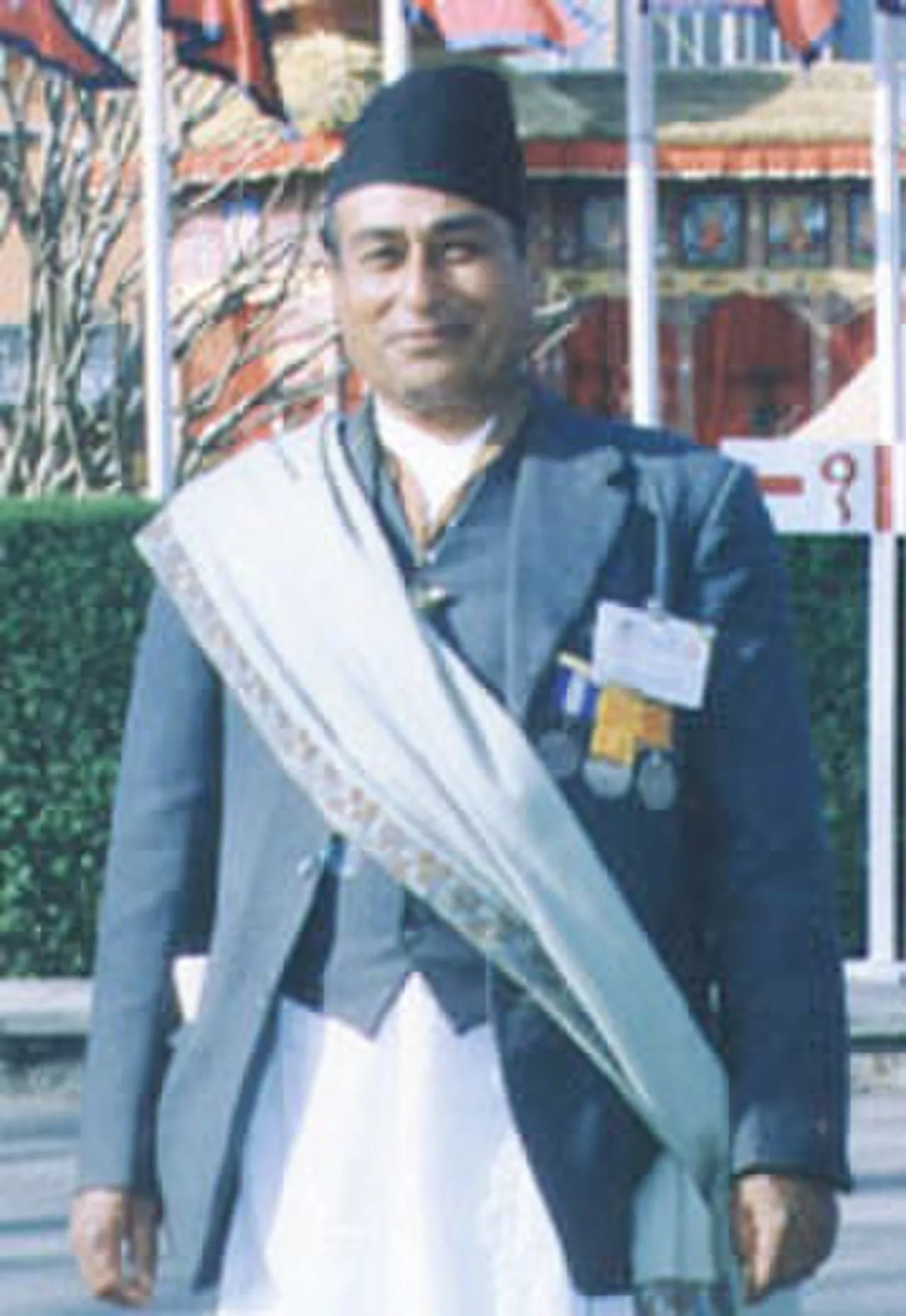 Portrait of Mangal Raj Joshi (1920–2005) – memorial page