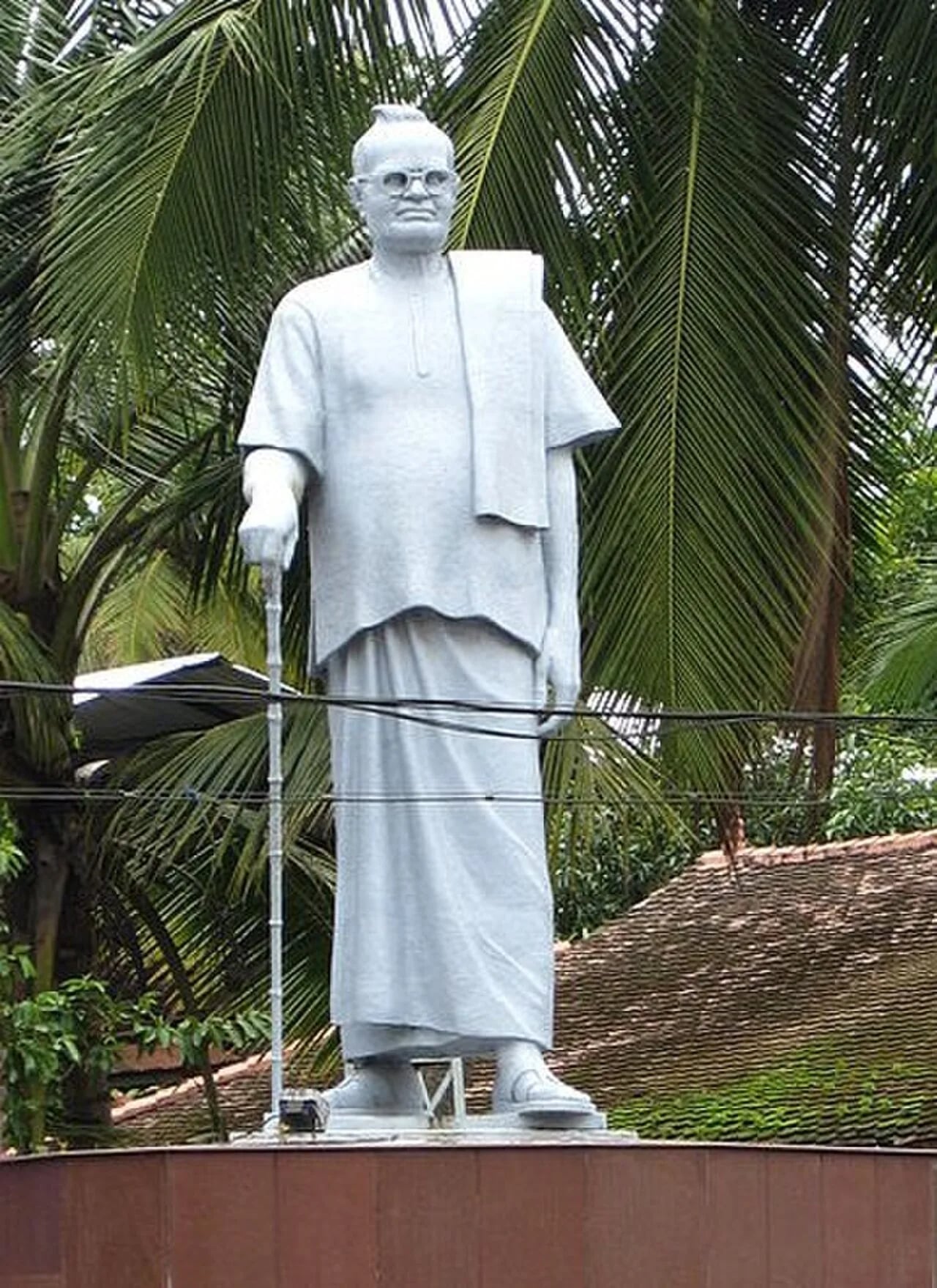 Porträt von Mannathu Padmanabha Pillai (1878–1970) – Gedenkseite