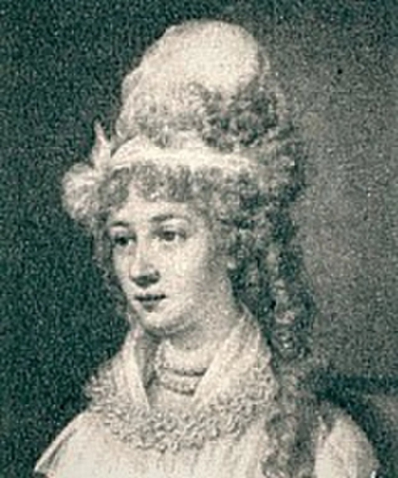 Porträt von Marie Thérèse de Choiseul (1766–1794) – Gedenkseite